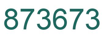 Número 873673 imagen verde