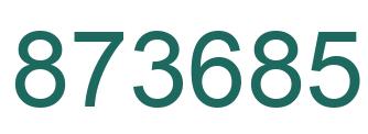 Número 873685 imagen verde