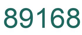 Número 89168 imagen verde