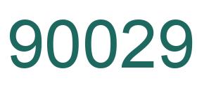 Número 90029 imagen verde