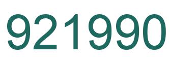 Número 921990 imagen verde