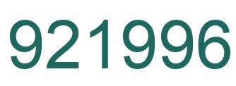 Número 921996 imagen verde