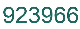 Número 923966 imagen verde