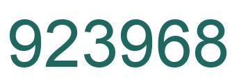 Número 923968 imagen verde