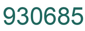 Número 930685 imagen verde