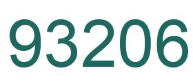 Number 93206 green image