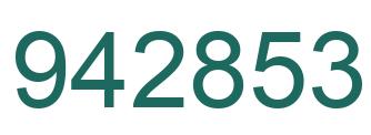 Número 942853 imagen verde