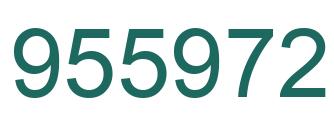 Número 955972 imagen verde