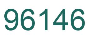 Número 96146 imagen verde