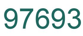 Number 97693 green image