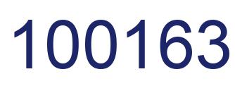 Number 100163 blue image
