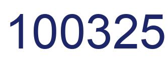 Number 100325 blue image