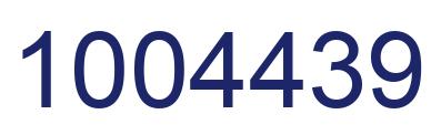Number 1004439 blue image
