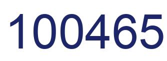 Number 100465 blue image