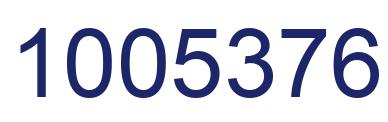 Number 1005376 blue image