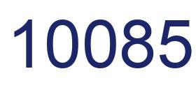Number 10085 blue image