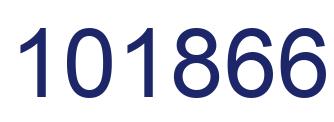 Number 101866 blue image
