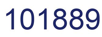 Number 101889 blue image