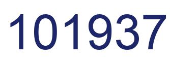 Number 101937 blue image