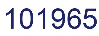 Number 101965 blue image