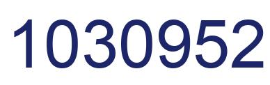 Number 1030952 blue image