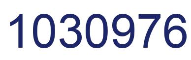 Number 1030976 blue image