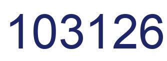 Number 103126 blue image