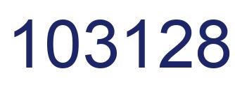 Number 103128 blue image