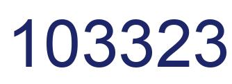 Number 103323 blue image