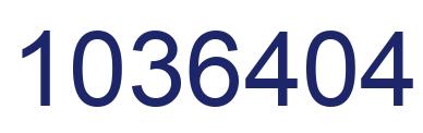 Número 1036404 imagen azul