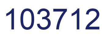 Number 103712 blue image