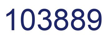Número 103889 imagen azul