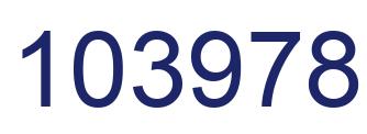 Number 103978 blue image