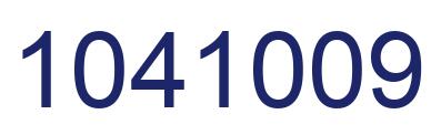 Number 1041009 blue image
