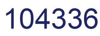 Number 104336 blue image