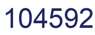 Número 104592 imagen azul