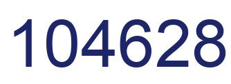 Number 104628 blue image