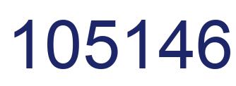 Número 105146 imagen azul