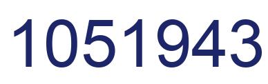Número 1051943 imagen azul