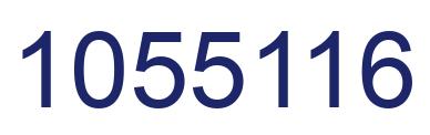 Number 1055116 blue image