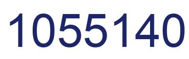 Number 1055140 blue image