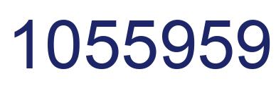 Number 1055959 blue image