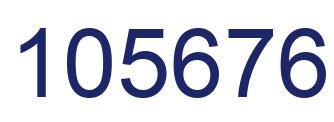 Number 105676 blue image
