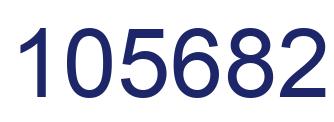 Number 105682 blue image