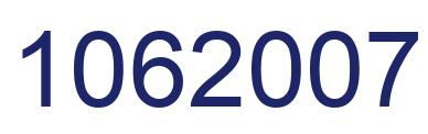 Number 1062007 blue image