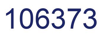 Number 106373 blue image