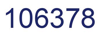 Number 106378 blue image