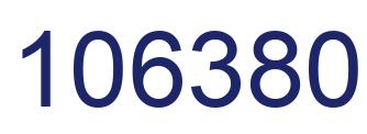 Number 106380 blue image