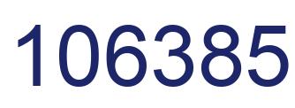 Number 106385 blue image