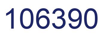 Number 106390 blue image